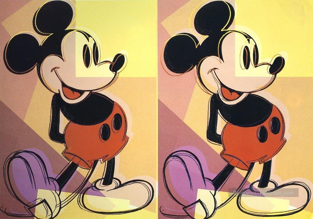 Mickey Andy Warhol Oil Paintings